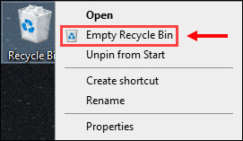 how to delete temporary files